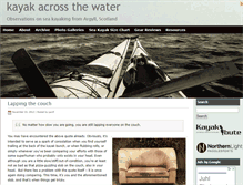 Tablet Screenshot of kayakacrossthewater.co.uk